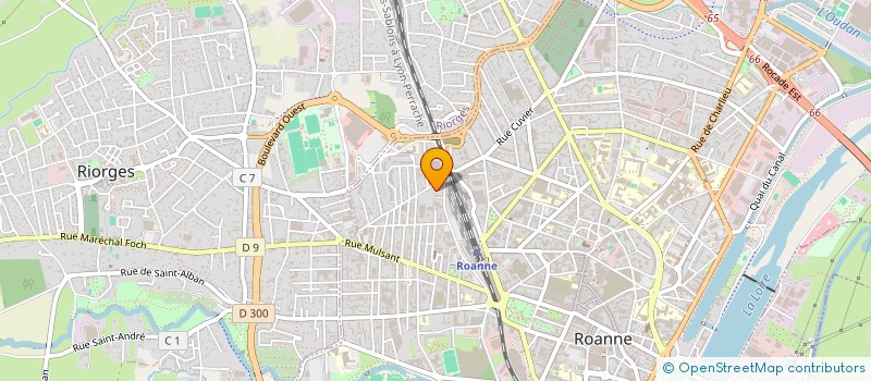 localisation de l'entreprise AMPL  ROANNE