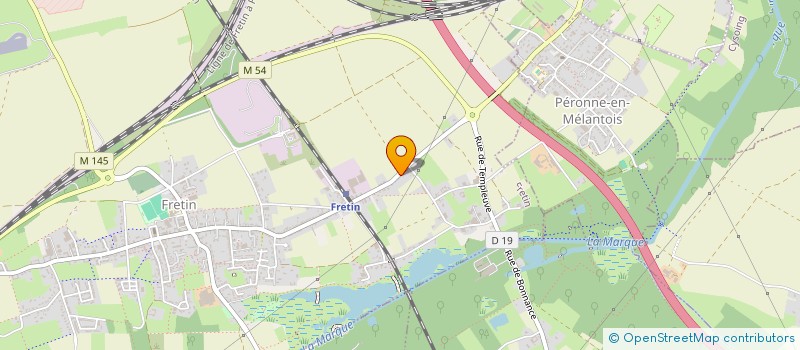 localisation de l'entreprise AMPL3 à FRETIN