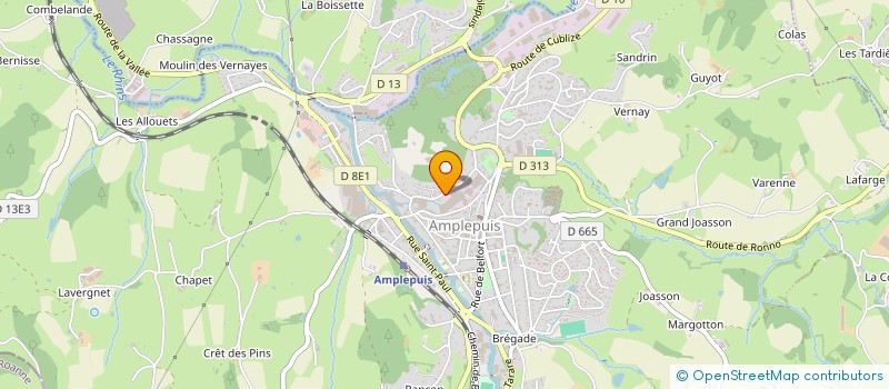 localisation de l'entreprise AMPLE ESPACE D'ART CONTEMPORAIN  AMPLEPUIS