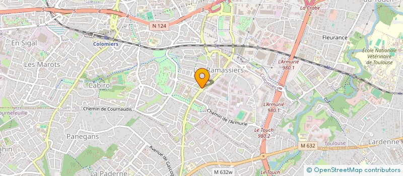 localisation de l'entreprise AMPLEON FRANCE à COLOMIERS