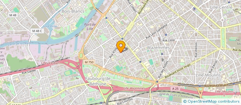 localisation de l'entreprise AMPLIGEN à LILLE