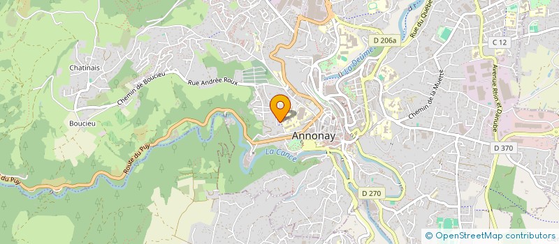 localisation de l'entreprise AMPLIIFY  ANNONAY