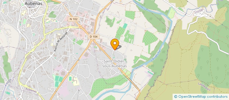 localisation de l'entreprise AMPLIPHONE  SAINT-DIDIER-SOUS-AUBENAS