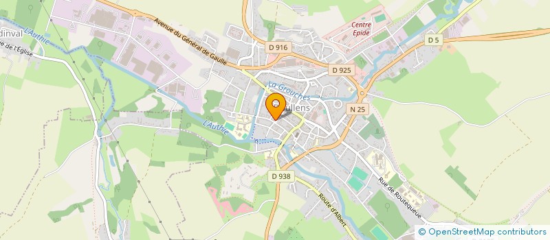 localisation de l'entreprise AMPLITUDE 4.1  DOULLENS