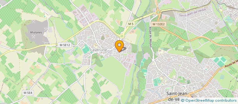 localisation de l'entreprise AMPLITUDE  LAVERUNE