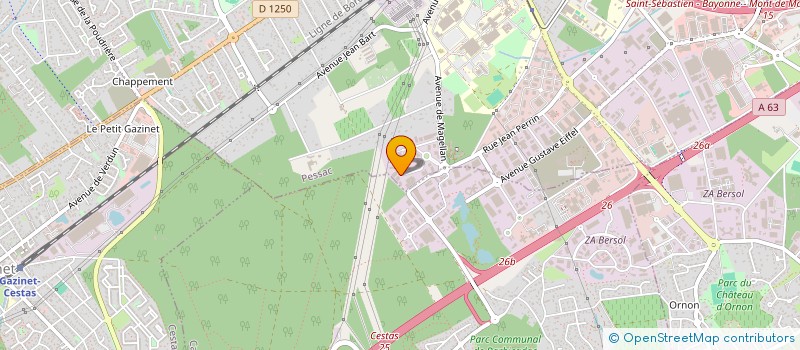 localisation de l'entreprise AMPLITUDE à PESSAC