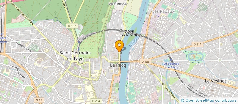 localisation de l'entreprise AMPLITUDE à LE PECQ