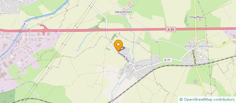 localisation de l'entreprise AMPLITUDE ARTS ASSOCIES  LUPCOURT