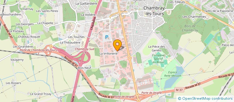 localisation de l'entreprise AMPLITUDE AUTOMOBILES  CHAMBRAY-LES-TOURS