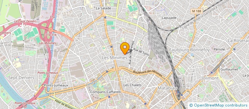 localisation de l'entreprise AMPLITUDE DANSE  TOULOUSE