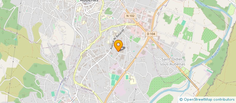localisation de l'entreprise AMPLITUDE DISTRIBUTION à AUBENAS