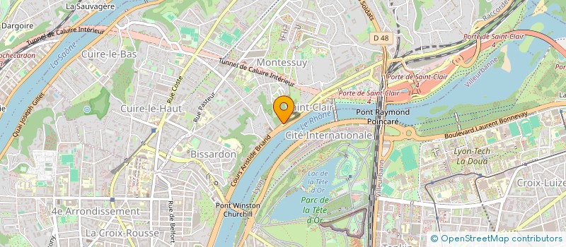 localisation de l'entreprise AMPLITUDE MEDIA  CALUIRE-ET-CUIRE