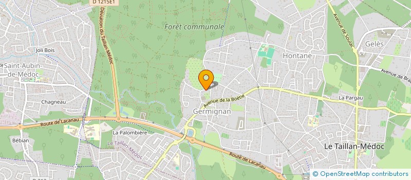 localisation de l'entreprise AMPLITUDES  LE TAILLAN-MEDOC