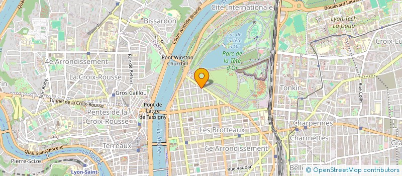 localisation de l'entreprise AMPLIUS à LYON