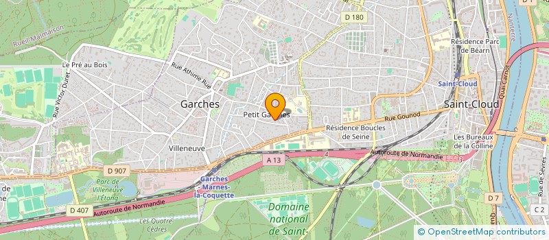 localisation de l'entreprise AMPLOYER à GARCHES