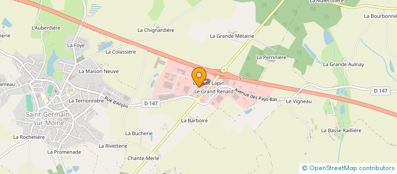 localisation de l'entreprise AMPLUS  SEVREMOINE