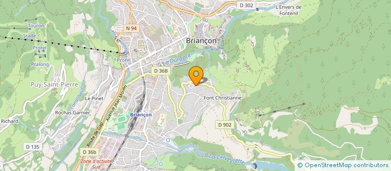 localisation de l'entreprise AMPM à BRIANCON