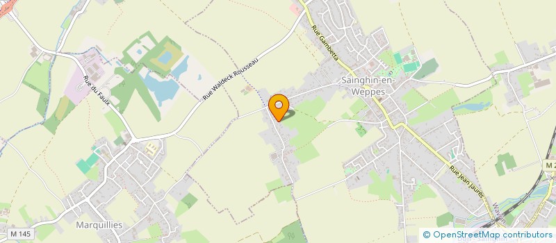 localisation de l'entreprise AMPM  SAINGHIN-EN-WEPPES