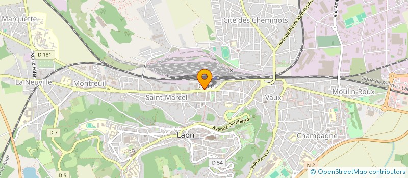 localisation de l'entreprise AMPM LAON à LAON