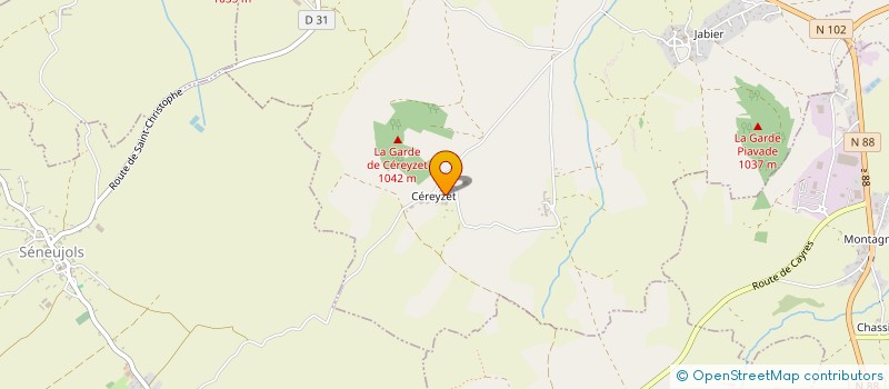 localisation de l'entreprise AMPOANS SAS à SAINT-CHRISTOPHE-SUR-DOLAISON