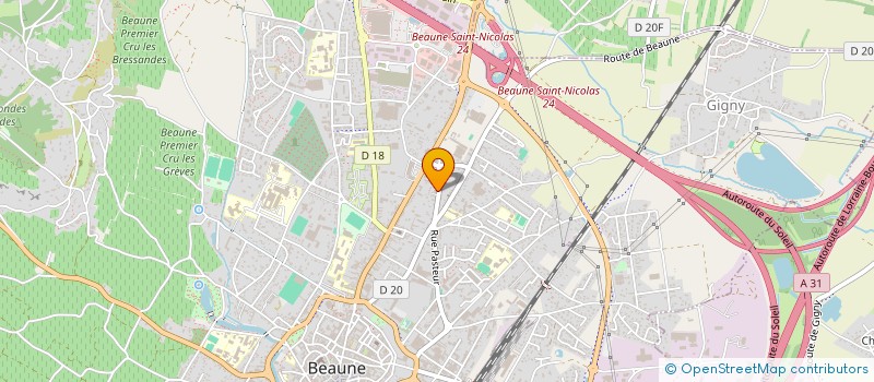 localisation de l'entreprise AMPOULE à BEAUNE