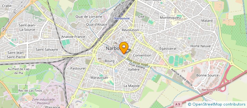 localisation de l'entreprise AMPOULE ORG  NARBONNE