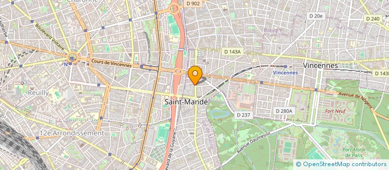 localisation de l'entreprise AMPOWN TECHNOLOGY à SAINT-MANDE