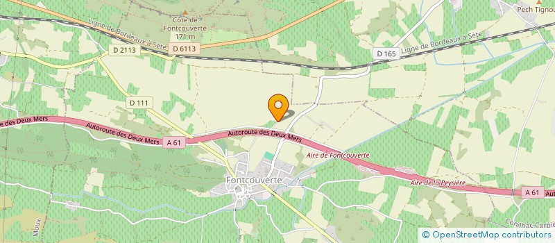 localisation de l'entreprise AMPPI à FONTCOUVERTE