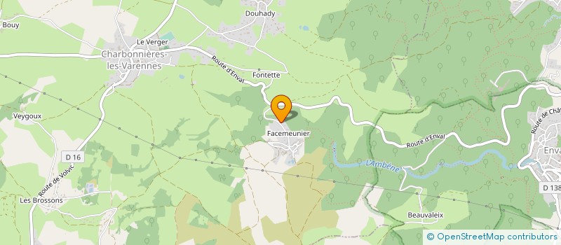 localisation de l'entreprise AMPPIRT RENOV  CHARBONNIERES-LES-VARENNES