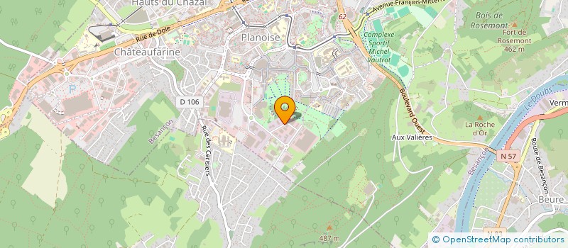 localisation de l'entreprise AMPREINTE LUNETTERIE  BESANCON