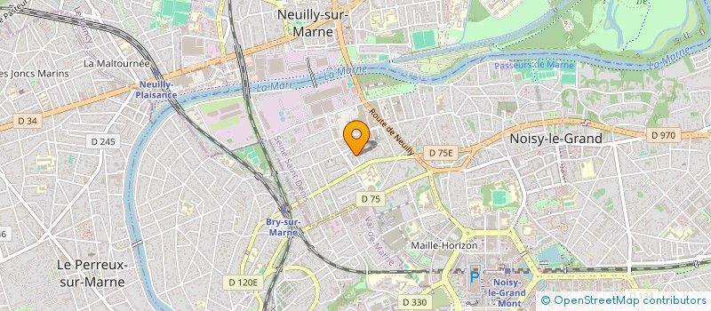 localisation de l'entreprise AMPREP LAB à NOISY-LE-GRAND