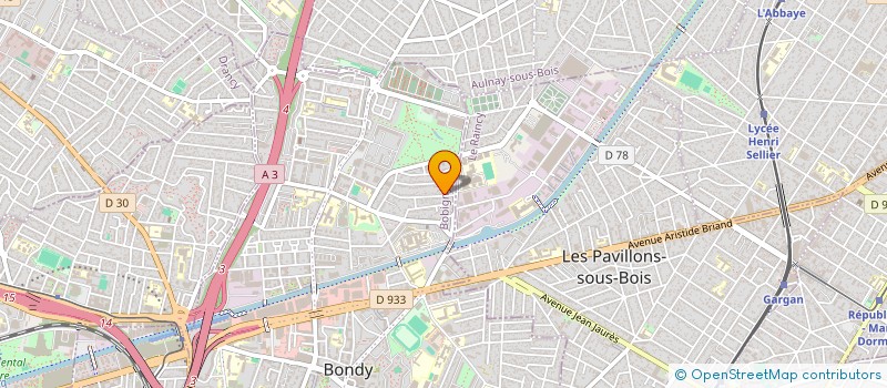 localisation de l'entreprise AMPRID IMMO INVEST  BONDY