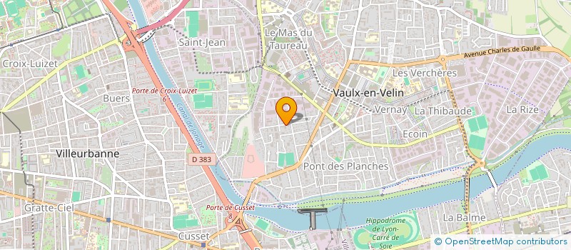 localisation de l'entreprise AMPS à VAULX-EN-VELIN