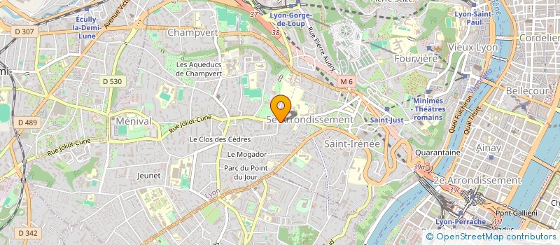 localisation de l'entreprise AMPSM à LYON