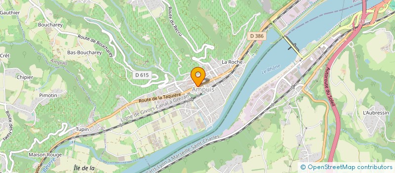 localisation de l'entreprise AMPUIS VIENNE SAINT ROMAIN REVENTIN BASKET  AMPUIS