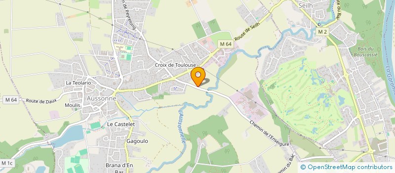 localisation de l'entreprise AMQ DIFFUSION à AUSSONNE