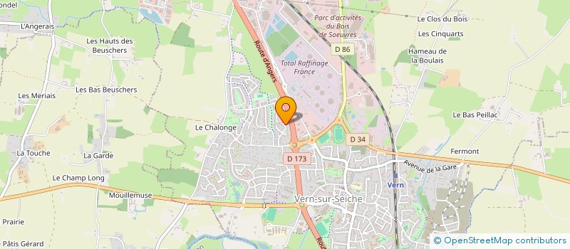 localisation de l'entreprise AMR 35  VERN-SUR-SEICHE