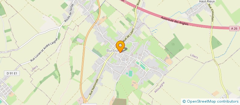 localisation de l'entreprise AMR* à BURBURE