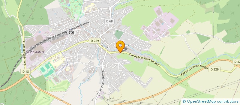 localisation de l'entreprise AMR  VITTEL