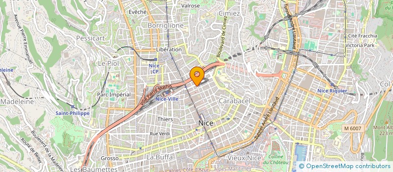 localisation de l'entreprise AMR à NICE