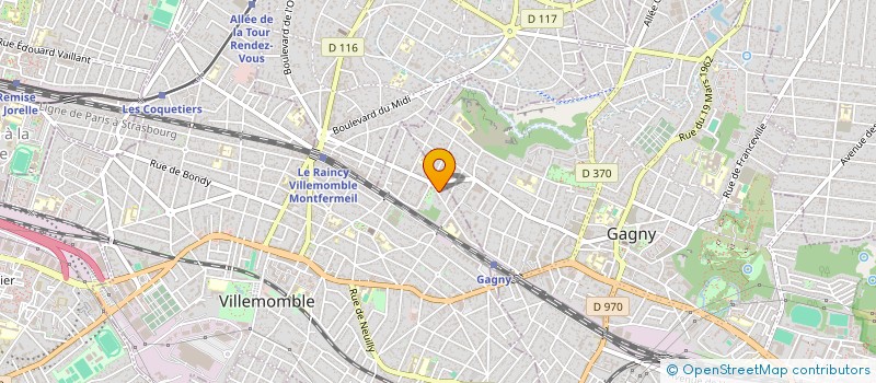 localisation de l'entreprise AMR à VILLEMOMBLE