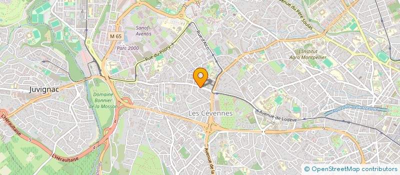 localisation de l'entreprise AMR  MONTPELLIER