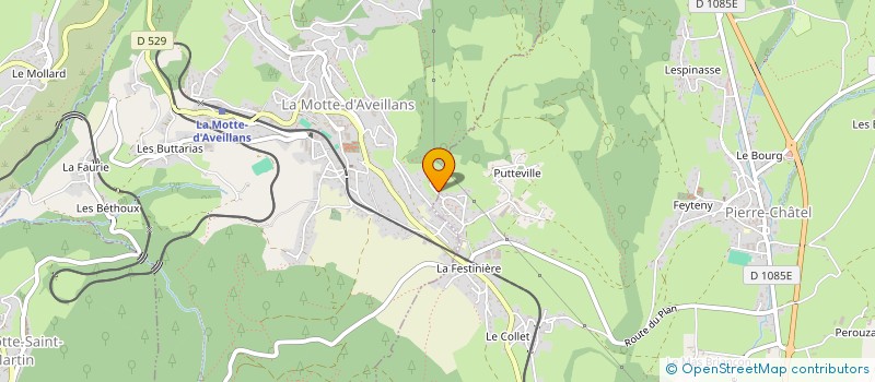 localisation de l'entreprise AMR  LA MOTTE-D'AVEILLANS