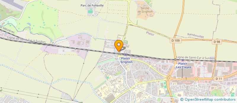 localisation de l'entreprise AMR  PLAISIR