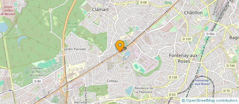 localisation de l'entreprise AMR  CLAMART