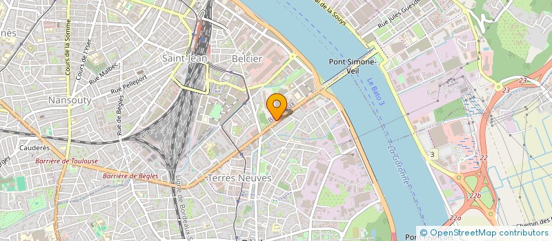 localisation de l'entreprise AMR AQUITAINE MAITRE D'OEUVRE RENOVATION  BORDEAUX