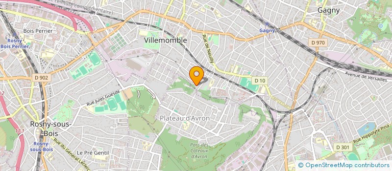 localisation de l'entreprise AMR BAT & ENVIRONNEMENT à VILLEMOMBLE