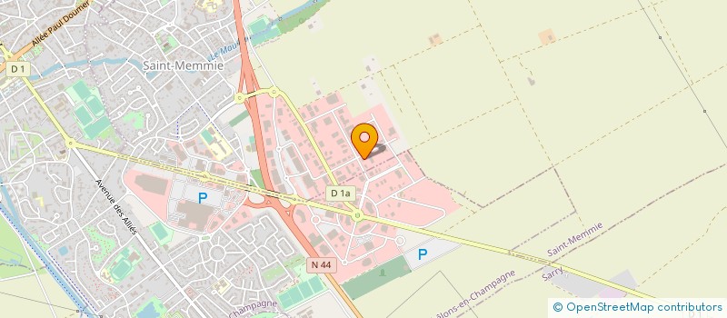 localisation de l'entreprise AMR CARROSSERIE  SAINT-MEMMIE