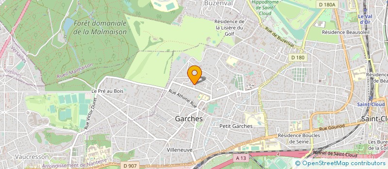 localisation de l'entreprise AMR CONSEIL à GARCHES