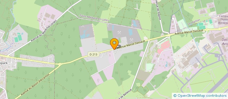 localisation de l'entreprise AMR CONSTRUCTION  MERIGNAC